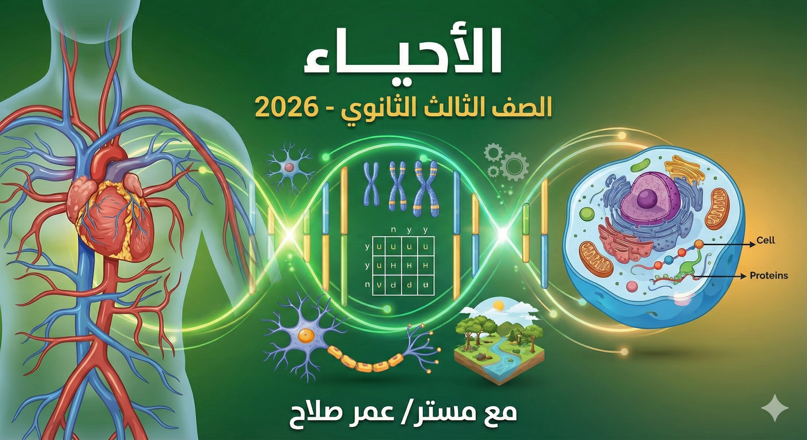 الأحياء لـ 3 ثانوي